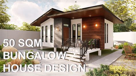 Sqm Bungalow House Design Konsepto Designs Youtube