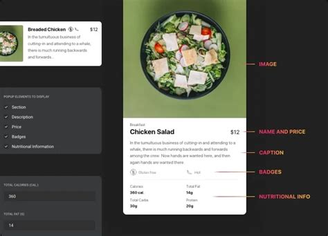Restaurant Menu Add Menu Widget To Website Easy And Free