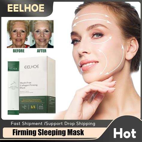 Pcs Eelhoe Korean Collagen Firming Mask Moisturizing Skin Care Sleeping Night Face Mask