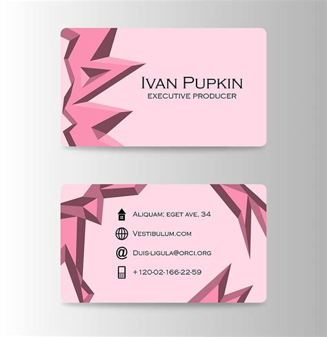 Business Card In Individual Style Vector Ai Eps Uidownload