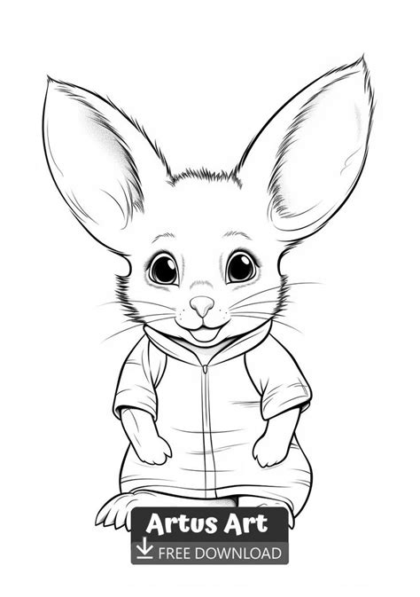 Bilby Coloring Page For Kids Pirate Coloring Pages Monster Coloring
