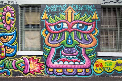 Chris Dyer Street Art Mural All Those Shapes