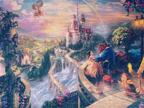 Thomas Kinkade Beauty And The Beast Puzzle Can You Find All The Hidden