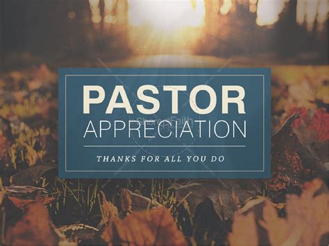 Pastor Appreciation Graphic