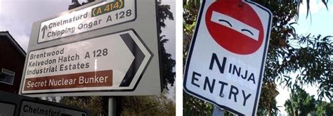 Funny Road Signs Humour Traffic Warnings