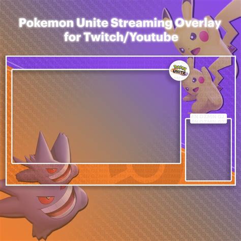 Pokemon Unite Streaming Overlay For Twitchyoutube 1920x1080 Etsy