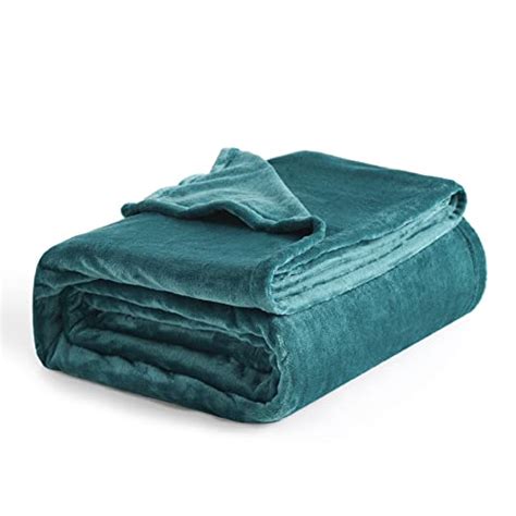 Bedsure Fleece Blankets King Size Emerald Green Bed Blanket Soft