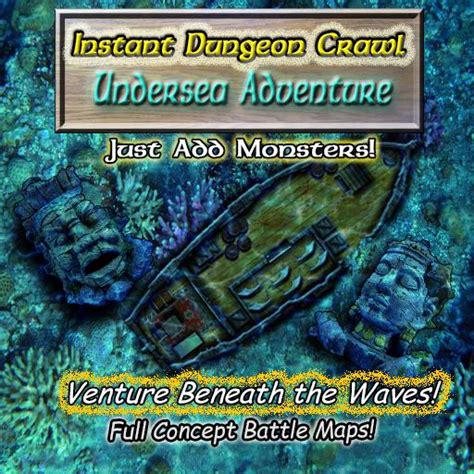 Instant Dungeon Crawl Undersea Adventure Roll20 Marketplace Digital