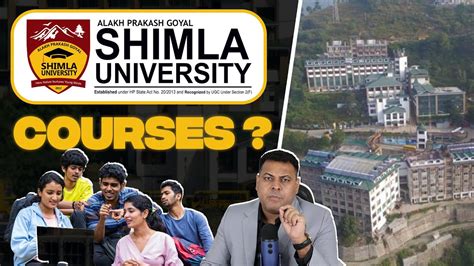 Apg Shimla University किन Courses में Admission लेती है Youtube