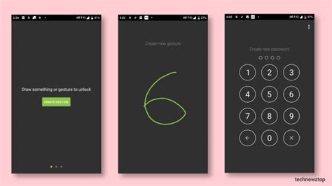 Gesture Lock Screen App For Android Device 2020