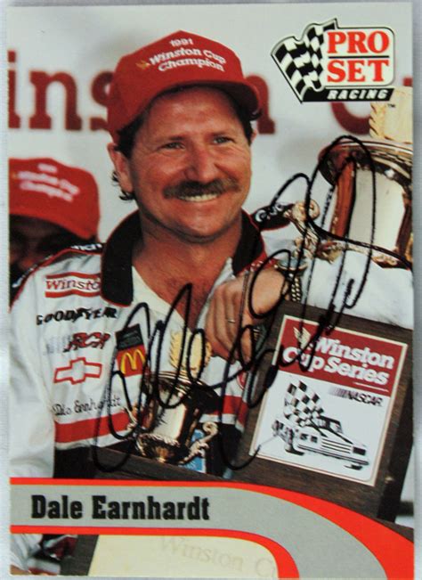 Highest sale price for a trading card: Lot Detail - Dale Earnhardt Signed Pro Set Trading Card ...