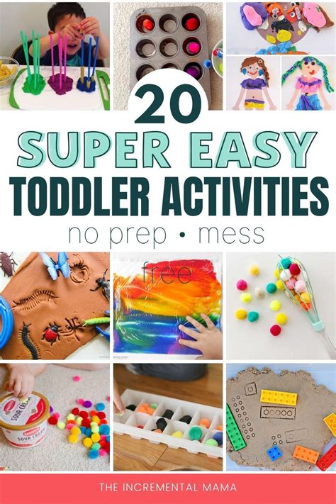 20 Super Easy Activities For 2 Year Olds Easy Toddler Activities