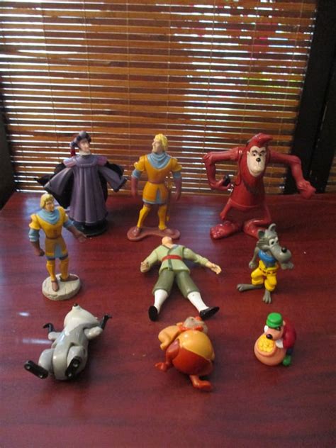 Collection Of Disney Figure Toys Collection Of Nine Figures Etsy