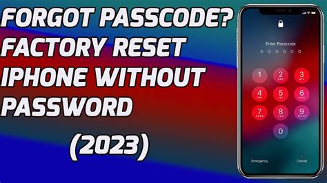 How To Factory Reset An Iphone Without A Password Iphone 2023 Youtube