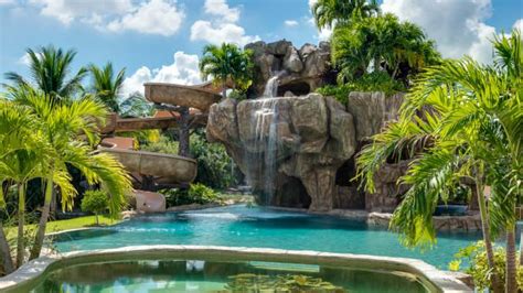 These 4 Mansions Have Backyard Water Parks And Insane Pools Backyard