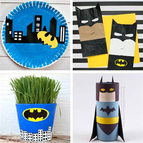 16 Super Easy Batman Crafts For Kids Non Toy Ts