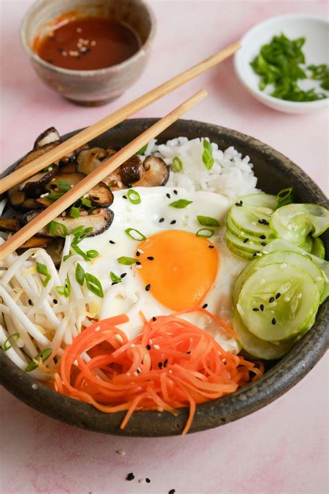 Bibimbap Recipe Korean Mixed Rice Food Faith Fitness