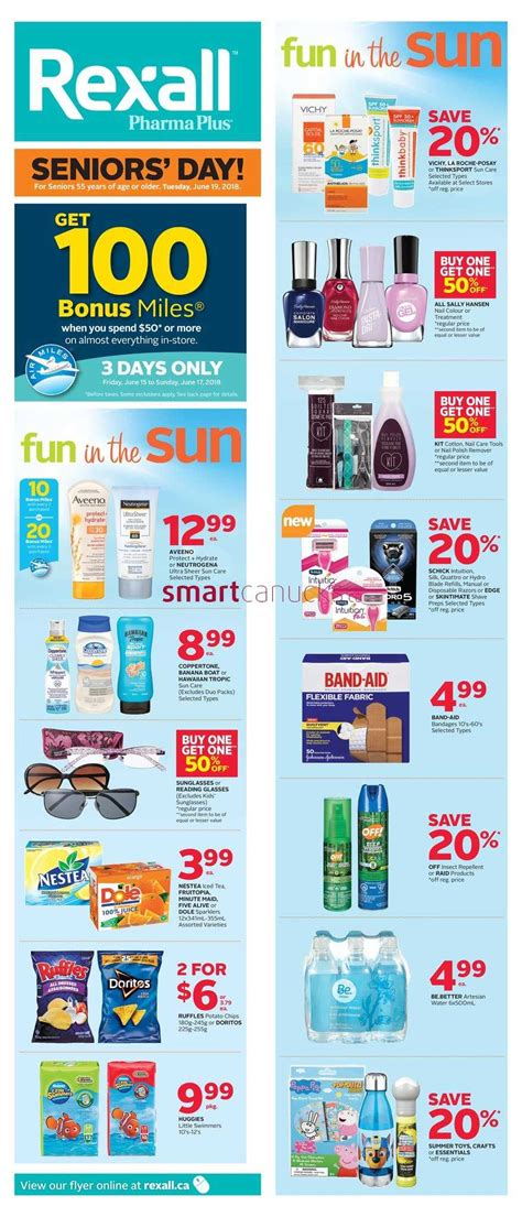 Rexall Pharmaplus On Flyer June 15 To 21 Rexall Pharmaplus Flyer