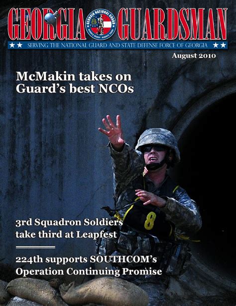 August 2010 Edition Georgia National Guard News By Georgia National