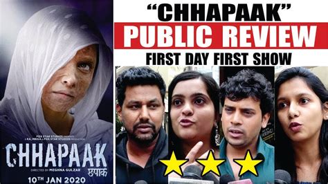 Chhapaak Public Review Chhapaak Movie Reaction Deepika Padukone