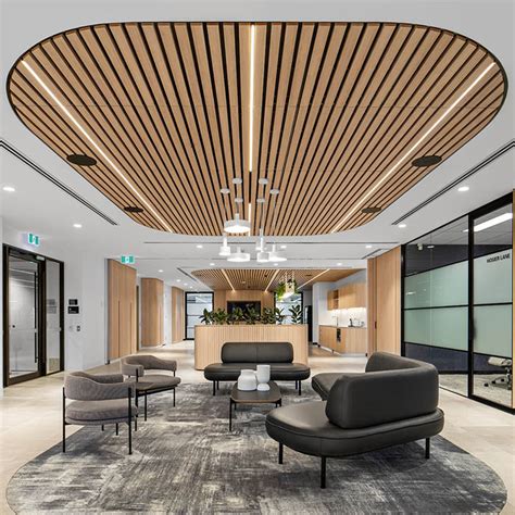 Ecoustic Timber Ceiling Blade Acoustic Drop Ceiling Tile