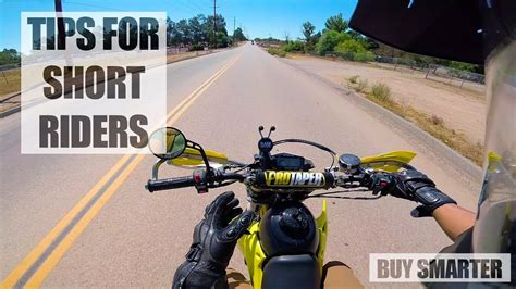 Tips for short motorcycle riders - YouTube