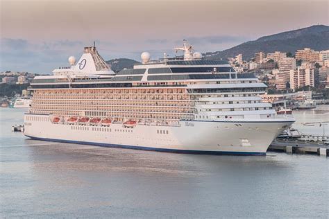 Oceania Cruises Cruise Ship Marina In Palma At Sunrise Editorial Photo