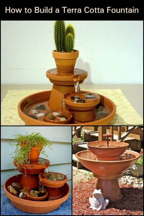 Water Feature Project How To Build A Terra Cotta Fountain The Owner
