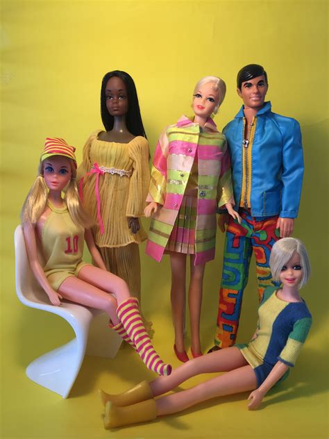 Hey Hey The Gangs All Here And Totally Mod Barbie Ken Christie