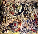 Museum Art Reproductions | The Night, 1919 by Max Beckmann (1884-1950 ...
