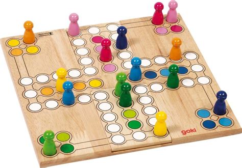 The first player to move all of their pieces to the other side of the board wins. Mensch ärgere Dich nicht Spiel - Ludo aus Holz ...
