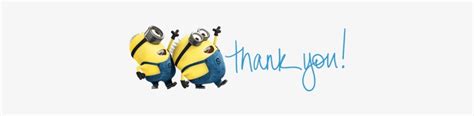 Thank You Minions Thank You With Animation Transparent Png 400x400