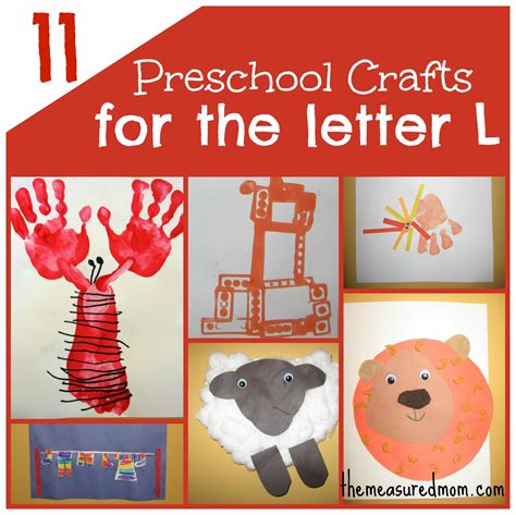 11 Crafts For Preschool The Letter L The Measured Mom