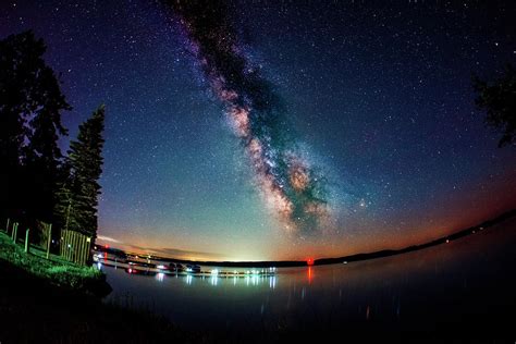 Milky Way Over Lake Margrethe Photograph By Dustin Goodspeed