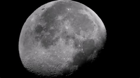 The Moon Through A 5 Inch Telescope Youtube