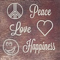 Peace Love Happiness | Etsy
