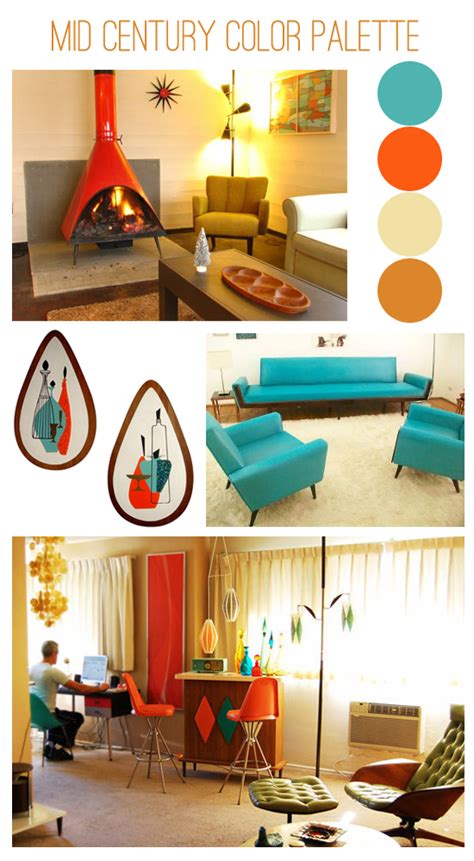 Oh So Lovely Vintage Mid Century Color Inspiration