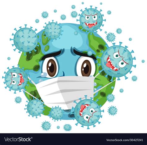 Corona Virus Global Pandemic Royalty Free Vector Image