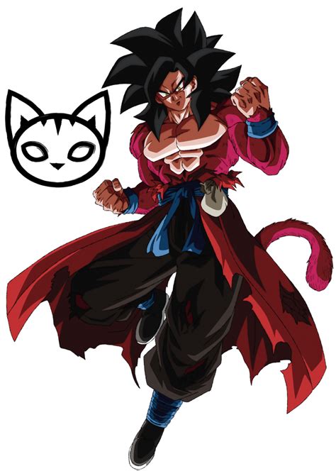 Xeno Goku Super Saiyan 4 By Thetabbyneko On Deviantart Personajes De Goku Personajes De