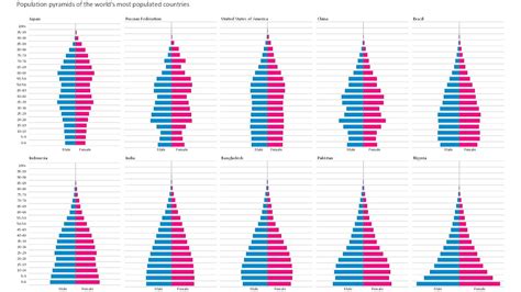Population Pyramids Of World S 10 Most Populated Countries Created In Excel Youtube