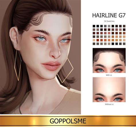 Goppols Me Gpme Gold Hairline G7 Download At Goppolsme Sims 4