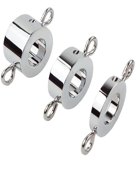 Ball Stretcher Weights For Cbt Zinc Alloy 3 Size Adult Bdsm Sex Games Scrotum Stretching Bondage