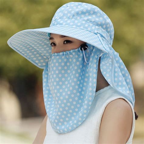 Summer Female Cover Face Hat Sun Protection Against Ultraviolet Radiation Along The Sun Hat