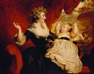 "Georgiana, Duchess of Devonshire, with her daughter Georgiana, later ...