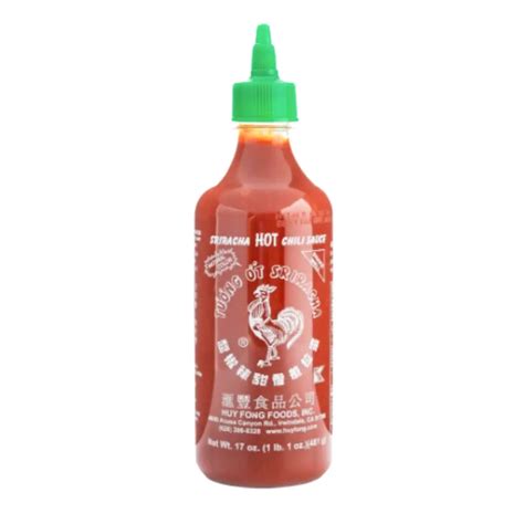 Huy Fong Sriracha Chili Hot Sauce Sriracha Hot Sauce 17 Oz — Exotic Snacks Company