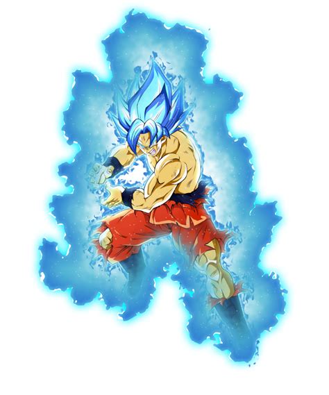 Universal Super Saiyan Blue Goku W Aura By Blackflim On Deviantart In