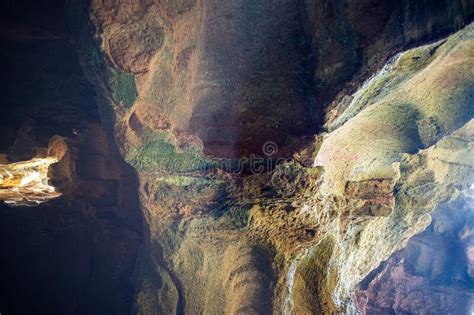 Stones And Rocks Inside Hercules Cave In Tangier Morocco Stock Image