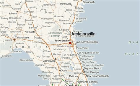 Map Of Jacksonville Florida Area Maps Location Catalog