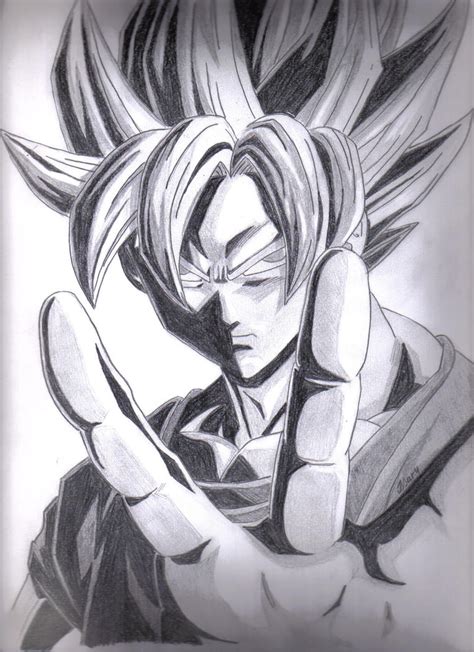 Dragon Ball Z Dibujos A Lapiz De Goku Imagui