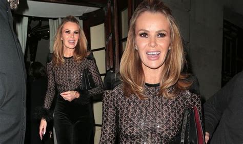 Amanda Holden Dares To Bare In Semi Sheer Top As She Turns Heads